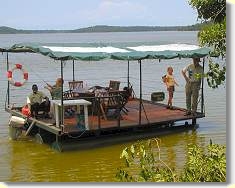 ... we did some fishing, but we caught nothing for diner ...